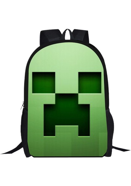 Kampüs Niş Basit Çok Yönlü Ortaokul ve Lise Öğrencileri Okul Çantası Büyük Kapasiteli Omuz Çantası (Yurt Dışından)