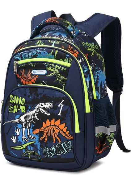Ilkokul Öğrencileri Okul Çantası 3-6 Sınıflar Karikatür Sevimli Eğlence Omuz Çantası (Yurt Dışından)
