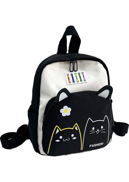 Karikatür Çocuk Okul Çantası Anaokulu Omuz Çantası Bebek Karikatür Ebeveyn-Çocuk Seyahat Çantası (Yurt Dışından)