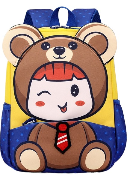 Anaokulu Okul Çantası Sevimli Karikatür Çanta Büyük, Orta ve Küçük Sınıf Omuz Çantası (Yurt Dışından)