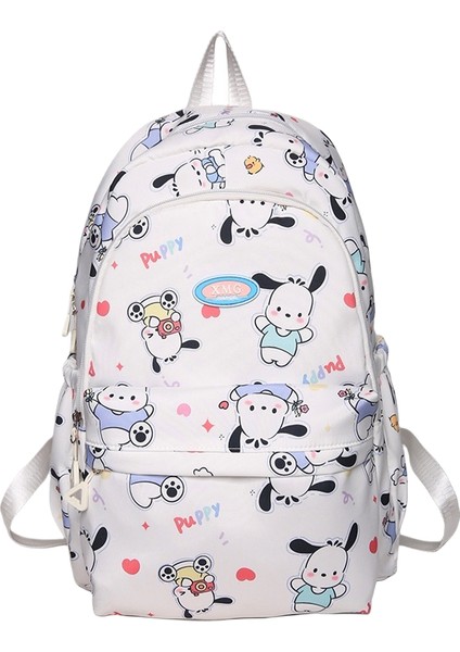 Kampüs Niş Basit Çok Yönlü Ortaokul ve Lise Öğrencileri Okul Çantası Büyük Kapasiteli Omuz Çantası (Yurt Dışından)