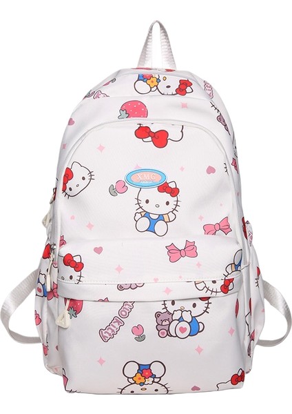 Kampüs Niş Basit Çok Yönlü Ortaokul ve Lise Öğrencileri Okul Çantası Büyük Kapasiteli Omuz Çantası (Yurt Dışından)