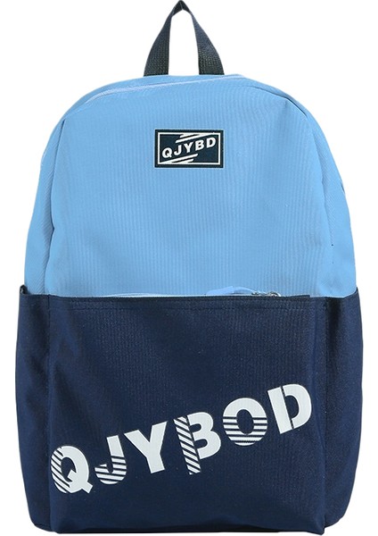 Kampüs Niş Basit Çok Yönlü Ortaokul ve Lise Öğrencileri Okul Çantası Büyük Kapasiteli Omuz Çantası (Yurt Dışından)