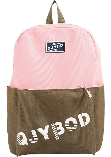 Kampüs Niş Basit Çok Yönlü Ortaokul ve Lise Öğrencileri Okul Çantası Büyük Kapasiteli Omuz Çantası (Yurt Dışından)