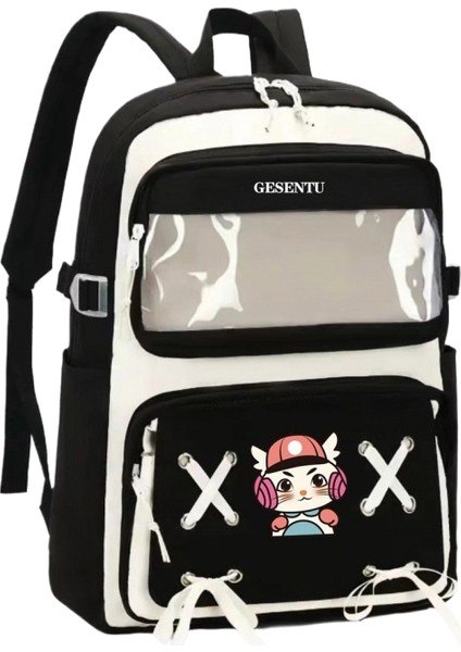 Ilkokul Öğrencileri Okul Çantası Karikatür Sevimli Büyük Kapasiteli Omurga Koruma Yük Azaltma Çocuk Omuz Çantası (Yurt Dışından)