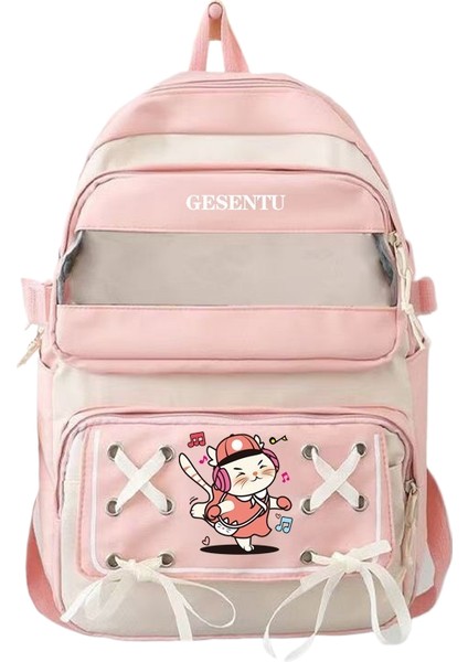 Ilkokul Öğrencileri Okul Çantası Karikatür Sevimli Büyük Kapasiteli Omurga Koruma Yük Azaltma Çocuk Omuz Çantası (Yurt Dışından)