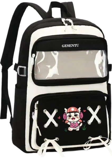 Ilkokul Öğrencileri Okul Çantası Karikatür Sevimli Büyük Kapasiteli Omurga Koruma Yük Azaltma Çocuk Omuz Çantası (Yurt Dışından)