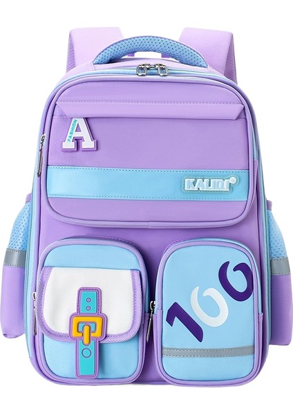 Ilkokul Öğrencileri Okul Çantası Karikatür Sevimli Büyük Kapasiteli Omurga Koruma Yük Azaltma Çocuk Omuz Çantası (Yurt Dışından)