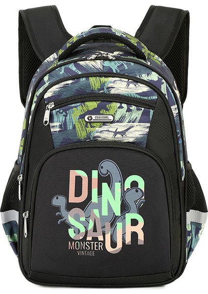 Ilkokul Öğrencileri Okul Çantası 3-6 Sınıflar Karikatür Sevimli Eğlence Omuz Çantası (Yurt Dışından)