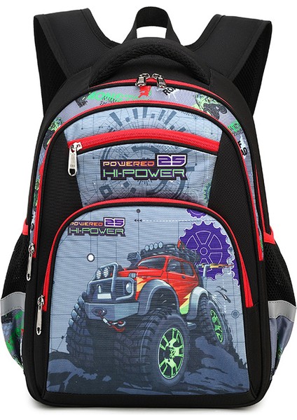 Ilkokul Öğrencileri Okul Çantası 3-6 Sınıflar Karikatür Sevimli Eğlence Omuz Çantası (Yurt Dışından)