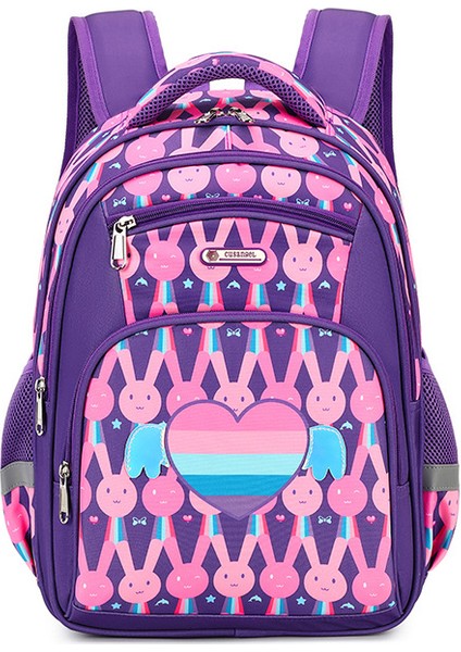 Ilkokul Öğrencileri Okul Çantası 3-6 Sınıflar Karikatür Sevimli Eğlence Omuz Çantası (Yurt Dışından)