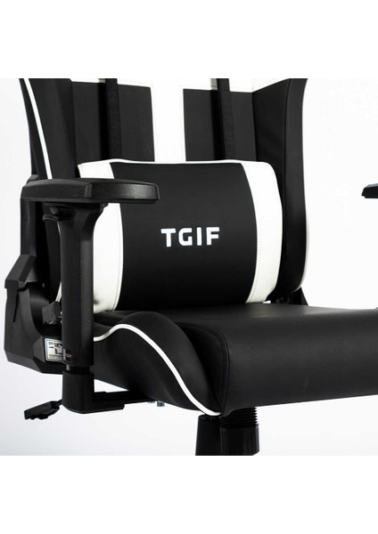 Adore Gaming Apollo Profesyonel Oyuncu ve Yönetici Koltuğu-Siyah-Beyaz 42X124-131,5X64 cm