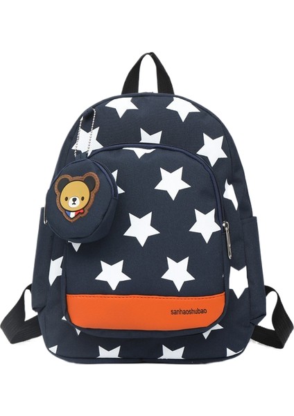 Karikatür Çocuk Okul Çantası Anaokulu Omuz Çantası Bebek Karikatür Ebeveyn-Çocuk Seyahat Çantası (Yurt Dışından)