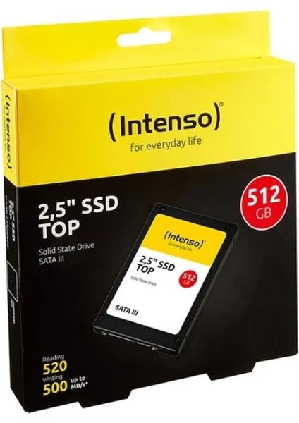 512GB Intenso 3812450 2.5" 520/500MB/S SSD