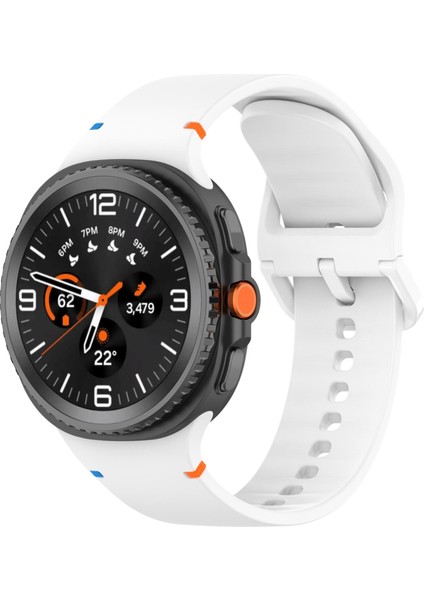Zhstore-Samsung Galaxy Watch8 22MM Için Silikon Bileklik (Yurt Dışından)