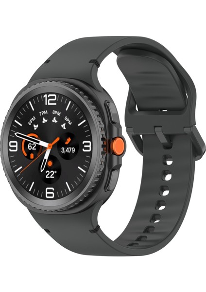 Zhstore-Samsung Galaxy Watch8 22MM Için Silikon Bileklik (Yurt Dışından)