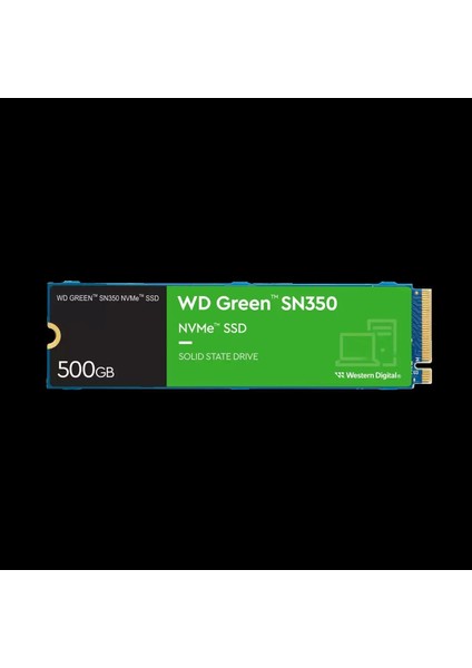 500GB Wd Green SN350 M.2 Nvme 2400/1500MB/S WDS500G2G0C SSD