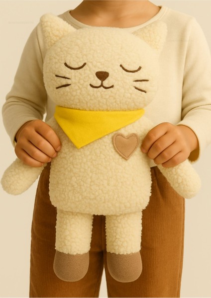 Sevimli Tavşan Kedi Rimba Bebek Uyku Arkadaşı Peluş Oyuncak Teddy