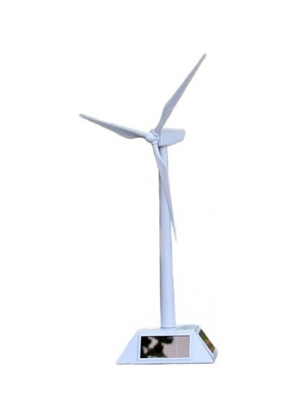 1 Adet Çevre Plastik Model Güneş Enerjili Fırıldak Rüzgar Türbini Masaüstü Dekor Bilim Oyuncak Montaj Kolay | Yel Değirmeni (Yurt Dışından)