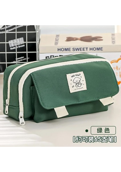 Çift Katmanlı Kalem Kutusu Büyük Kapasiteli Trousse Kalem Kutusu Okul Malzemeleri Kalemlik Sevimli Kırtasiye Estuche Escolar Kalem Kılıfı (Yurt Dışından)
