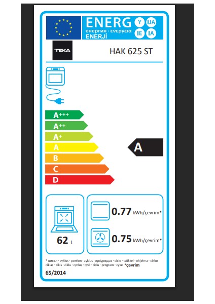 Hak 625 St Gri Fırın modelleri