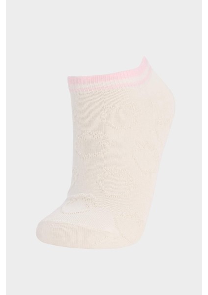 Kız Çocuk 5'li Pamuklu Patik Çorap E6056A8NS