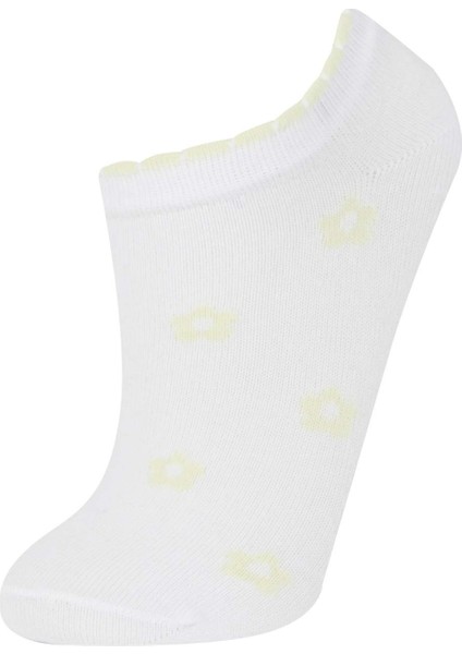 Kız Çocuk 7'li Pamuklu Patik Çorap E6060A8NS