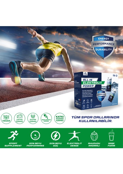 All In Elektrolıt Power (2X30SAŞE) 2 Li Avantaj Paket