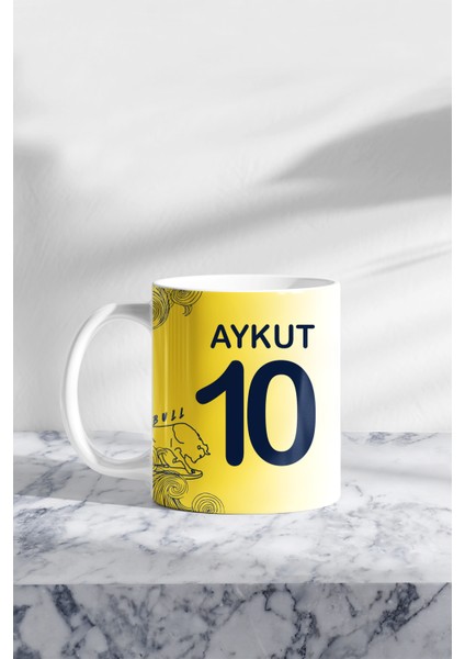 Kişiye Özel Sarı Taraftar Kupa Bardak