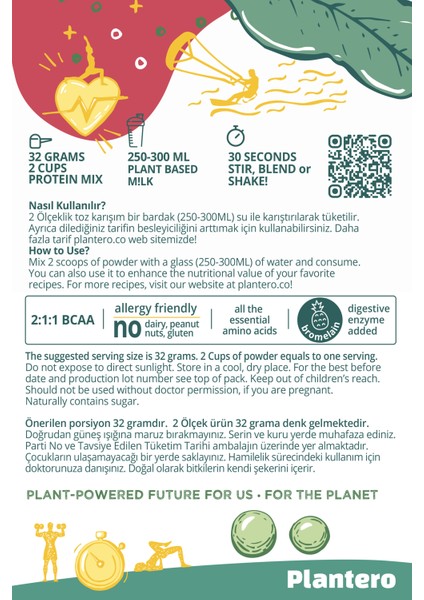 Çilekli Protein Isolate Blend ™ Supergreens Mix Vitamins