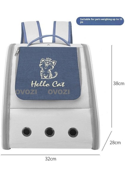 Pet Kediler ve Küçük Köpekler Için Dış Mekan Nefes Alabilir Omuz Çantası (Yurt Dışından)