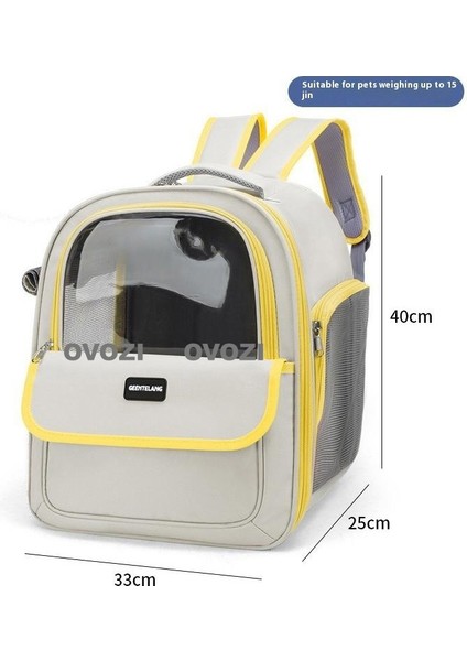 Pet Kediler ve Küçük Köpekler Için Dış Mekan Nefes Alabilir Omuz Çantası (Yurt Dışından)