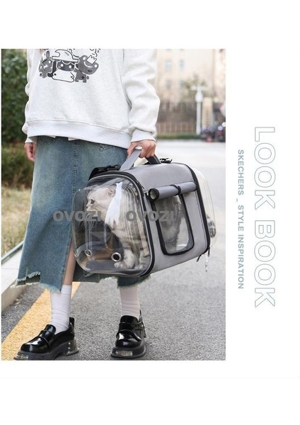 Pet Outing Nefes Alabilir Omuz Çantası Crossbody Tote Çanta Kediler ve Küçük Köpekler Için (Yurt Dışından) modelleri