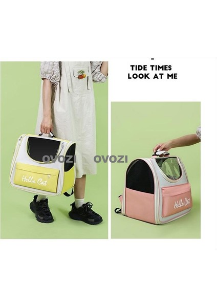 Pet Nefes Alabilen Omuz Çantası Hareket Halindeki Kediler ve Küçük Köpekler Için (Yurt Dışından) indirimleri