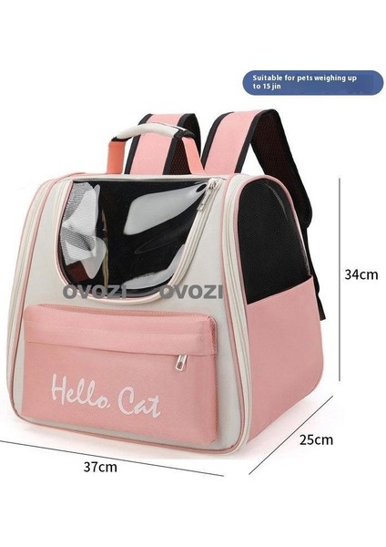 Pet Kediler ve Küçük Köpekler Için Dış Mekan Nefes Alabilir Omuz Çantası (Yurt Dışından)