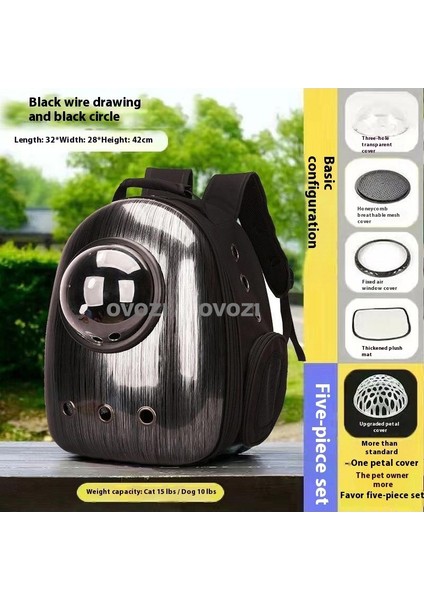 Pet Kediler ve Küçük Köpekler Için Dış Mekan Nefes Alabilir Omuz Çantası (Yurt Dışından)
