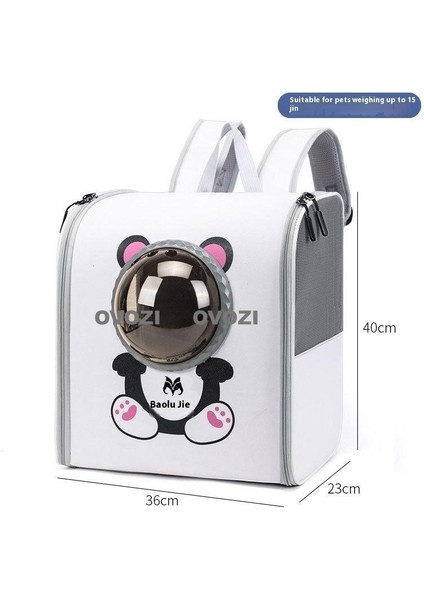 Pet Kediler ve Küçük Köpekler Için Dış Mekan Nefes Alabilir Omuz Çantası (Yurt Dışından)