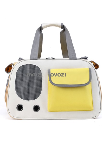 Pet Outing Nefes Alabilir Omuz Çantası Crossbody Tote Çanta Kediler ve Küçük Köpekler Için (Yurt Dışından)