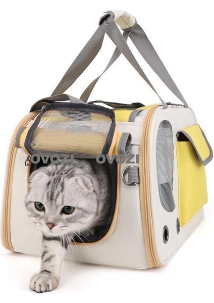 Pet Outing Nefes Alabilir Omuz Çantası Crossbody Tote Çanta Kediler ve Küçük Köpekler Için (Yurt Dışından) fiyatları