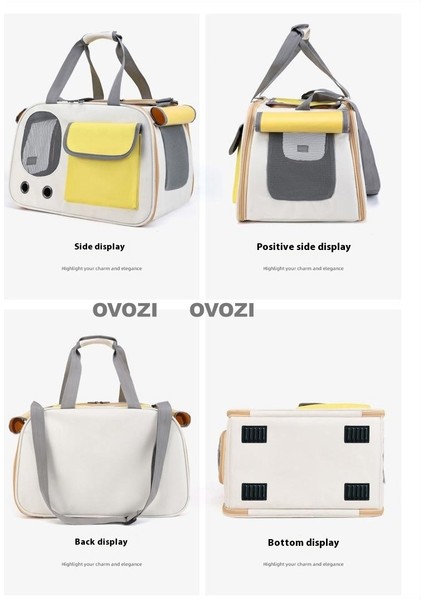 Pet Outing Nefes Alabilir Omuz Çantası Crossbody Tote Çanta Kediler ve Küçük Köpekler Için (Yurt Dışından) fırsatları