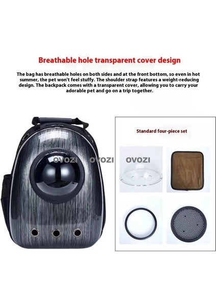 Pet Nefes Alabilen Omuz Çantası Hareket Halindeki Kediler ve Küçük Köpekler Için (Yurt Dışından)