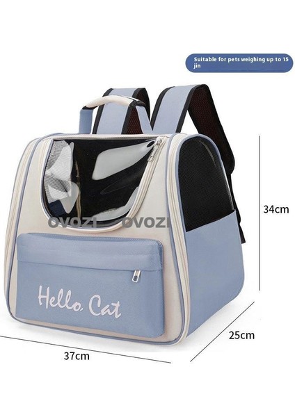 Pet Kediler ve Küçük Köpekler Için Dış Mekan Nefes Alabilir Omuz Çantası (Yurt Dışından)