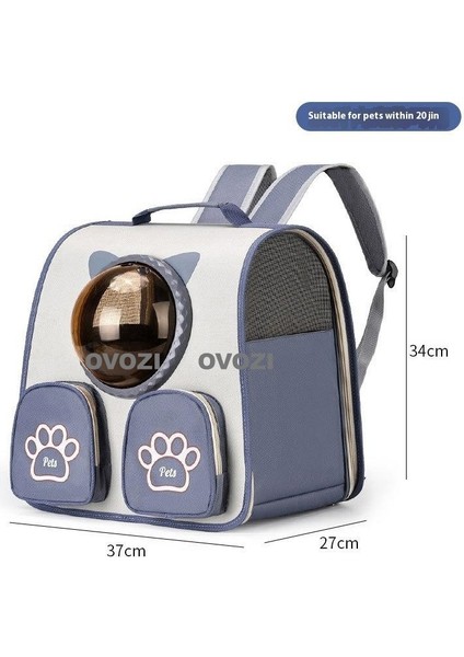 Pet Kediler ve Küçük Köpekler Için Dış Mekan Nefes Alabilir Omuz Çantası (Yurt Dışından)