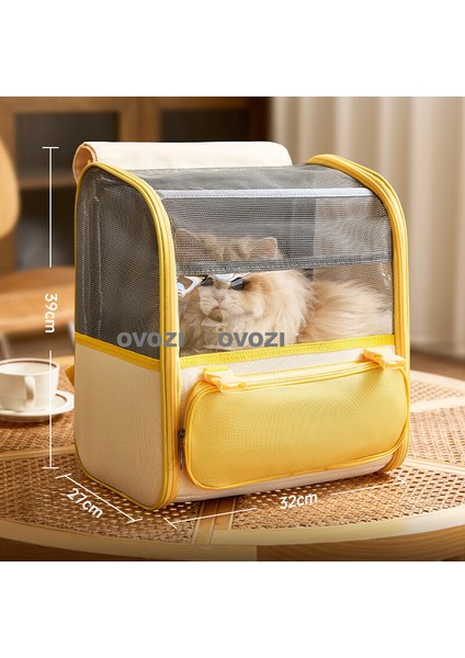 Pet Kediler ve Küçük Köpekler Için Dış Mekan Nefes Alabilir Omuz Çantası (Yurt Dışından)