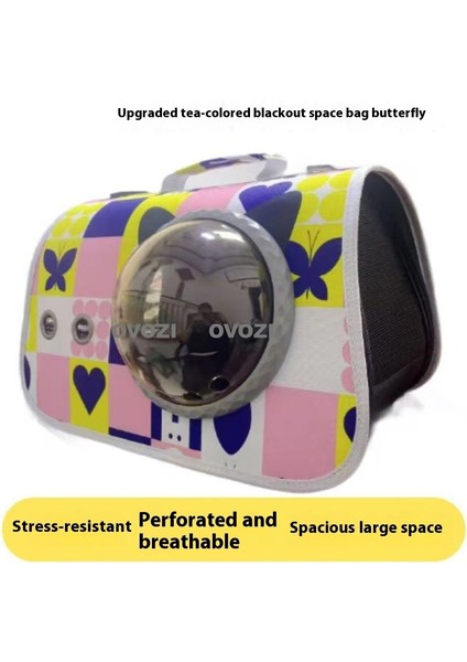 Pet Outing Nefes Alabilir Omuz Çantası Crossbody Tote Çanta Kediler ve Küçük Köpekler Için (Yurt Dışından)