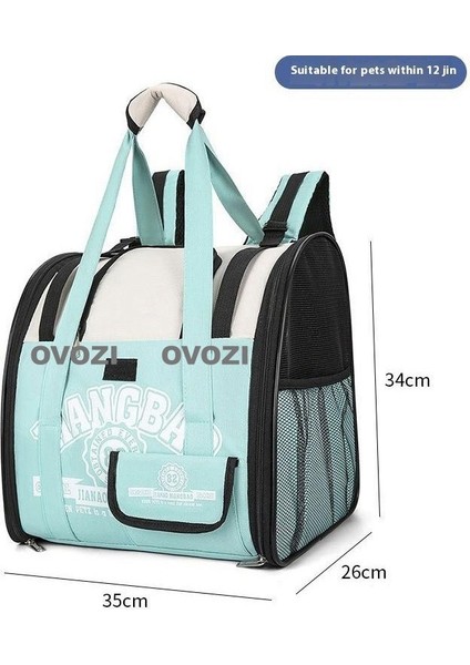 Pet Kediler ve Küçük Köpekler Için Dış Mekan Nefes Alabilir Omuz Çantası (Yurt Dışından)