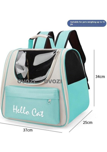 Pet Kediler ve Küçük Köpekler Için Dış Mekan Nefes Alabilir Omuz Çantası (Yurt Dışından)