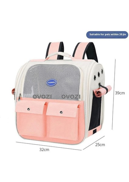 Pet Kediler ve Küçük Köpekler Için Dış Mekan Nefes Alabilir Omuz Çantası (Yurt Dışından)