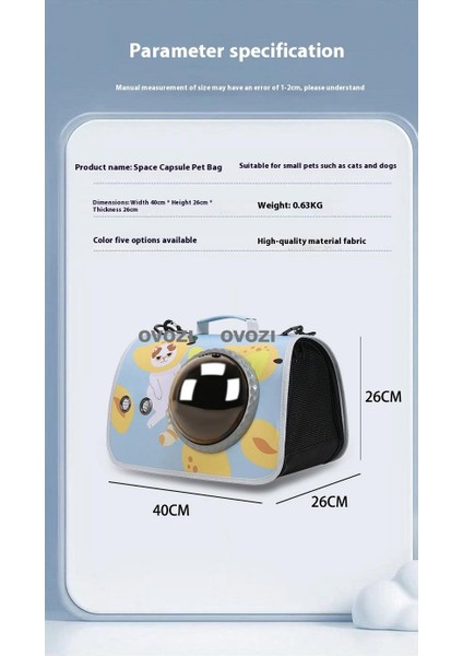 Pet Outing Nefes Alabilir Omuz Çantası Crossbody Tote Çanta Kediler ve Küçük Köpekler Için (Yurt Dışından) indirimleri