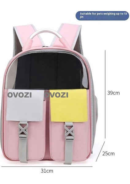 Pet Kediler ve Küçük Köpekler Için Dış Mekan Nefes Alabilir Omuz Çantası (Yurt Dışından)